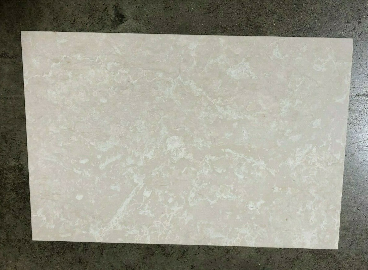 Tile 12×18 White Botticino Marble Natural Stone About 3×3 SAMPLE PIECE TS-22