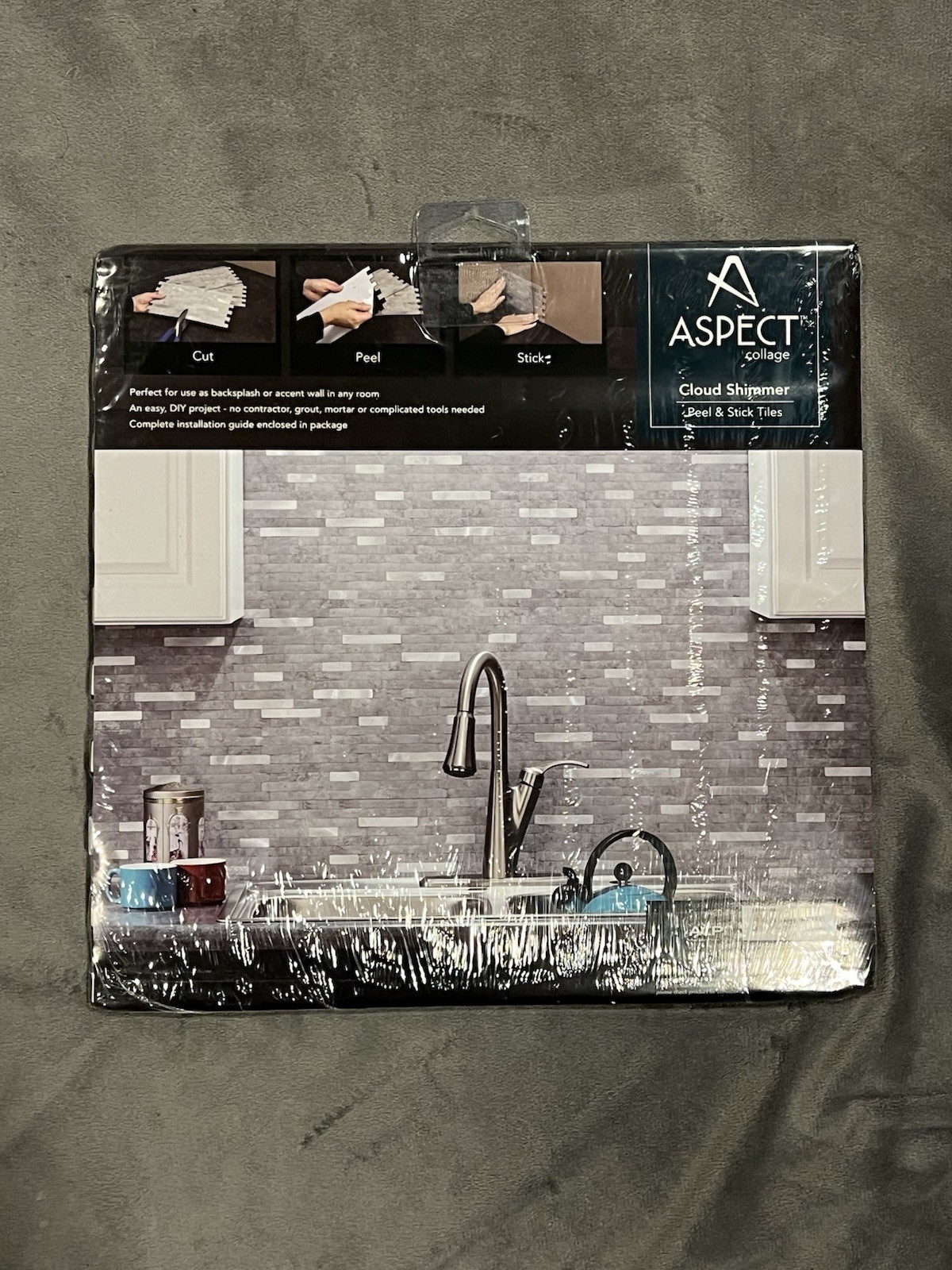 Aspect Metal And Composite Peel And Stick Backsplash Tiles AC0-04