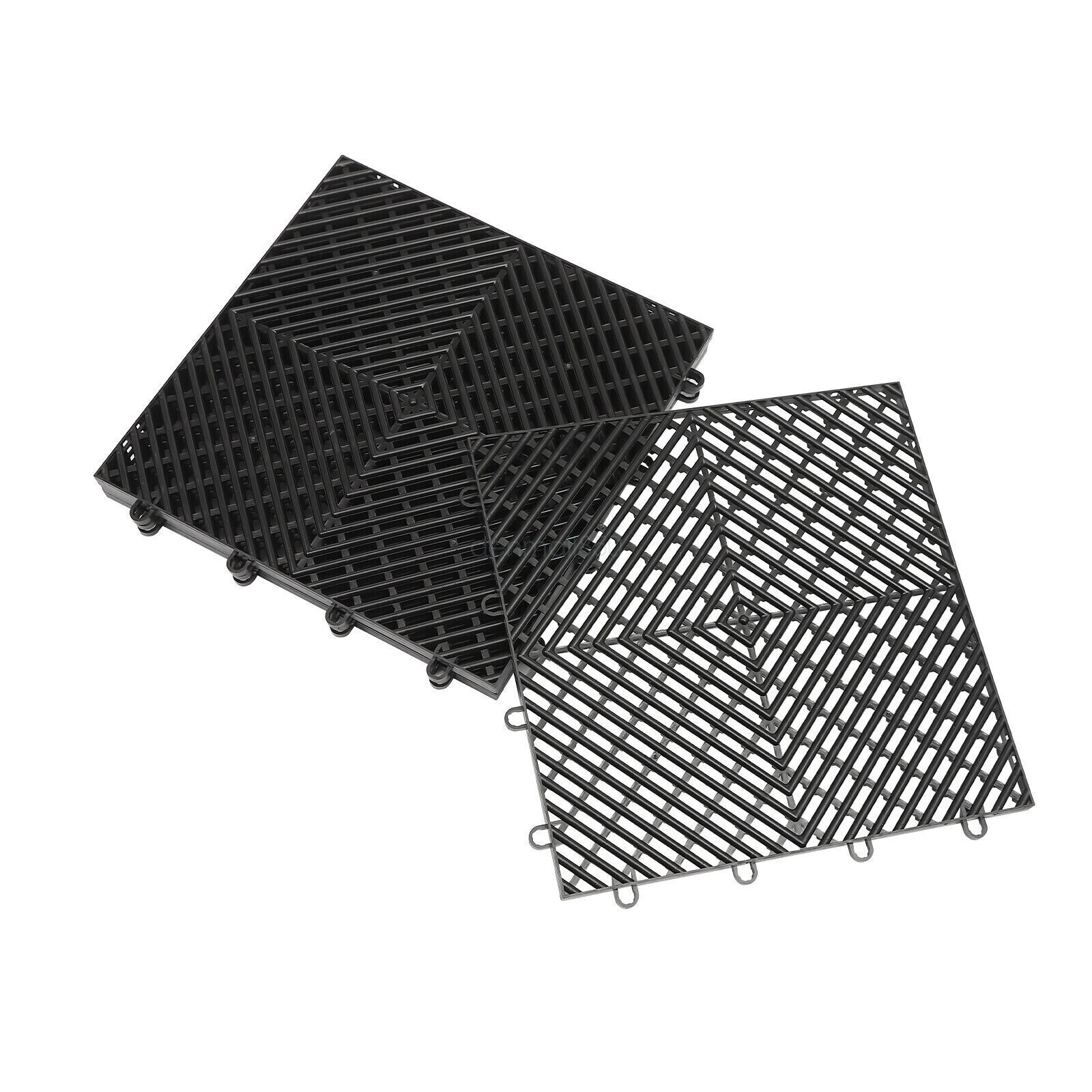 12×12″ Interlocking Garage Floor Tiles 25/55 PCS Deck Tile Snow Water Drainage