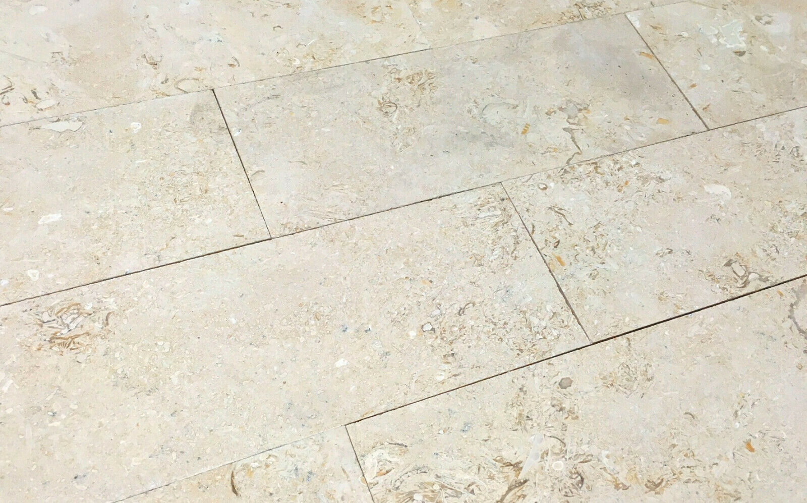 3×8 Jerusalem Stone Honed Finish Limestone Floor and Wall Tile (Sold by piece)