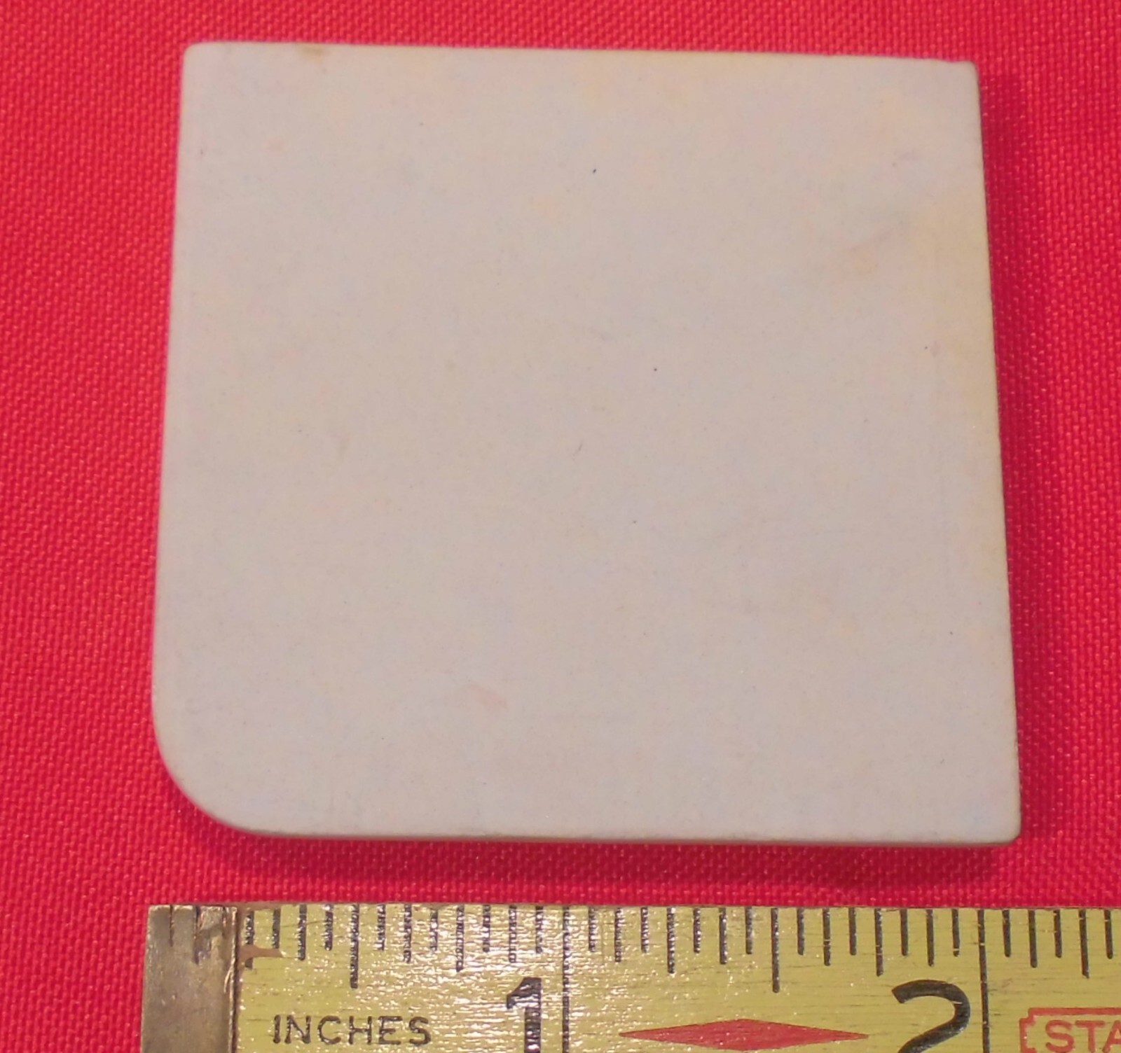 1 pc. Shell Pink: 2″ X 2″ X 5/16″ Glossy Ceramic Surface Bullnose Corner Tile
