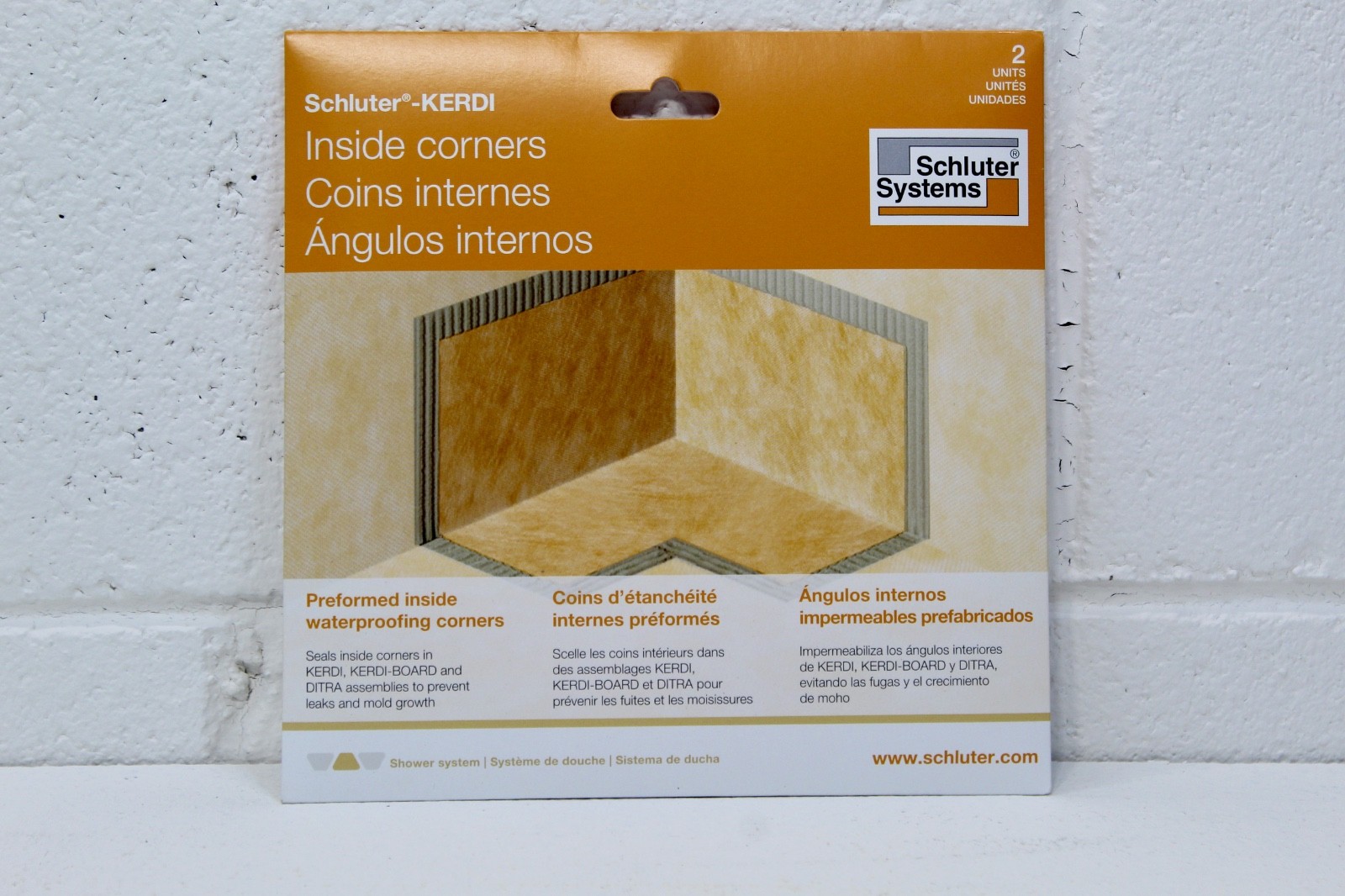 Schluter- KERDI Inside Corners (1pack-2 Pieces) KERECK/F12