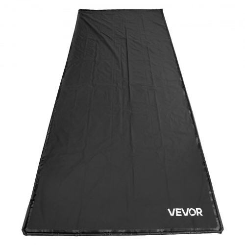 Containment Mat, 8 ft 6 in x 20 ft, Non-Slip PVC Garage Floor Mat with a Cleanin