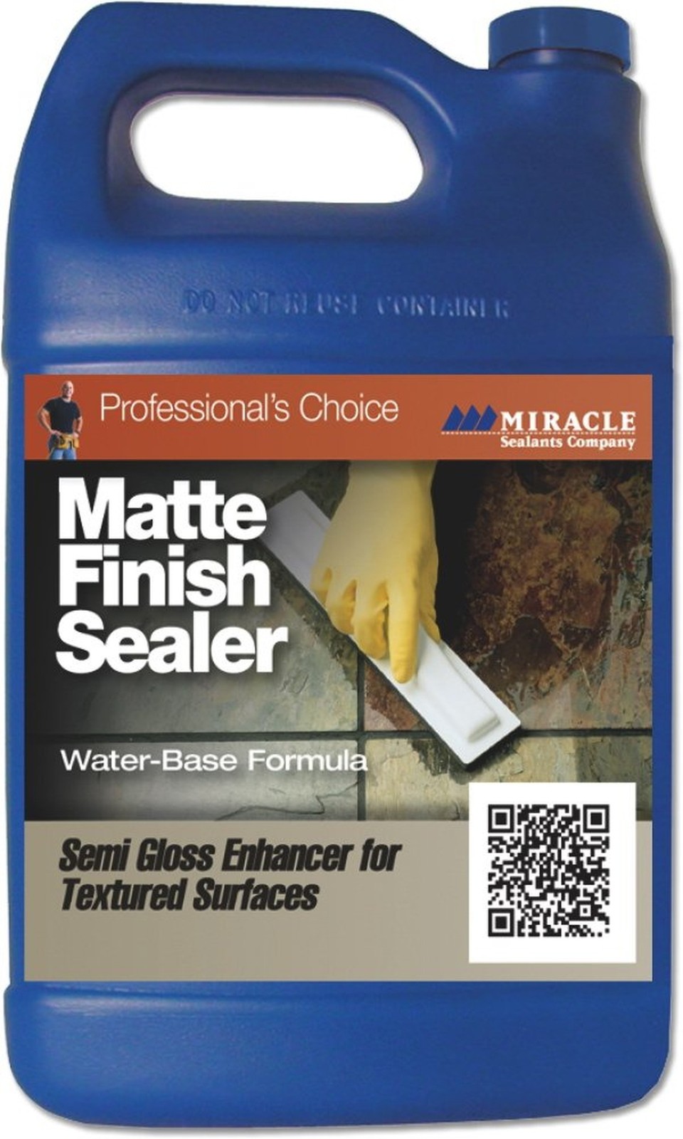 Miracle Sealants Matte Finish Sealer for Tile & Stone, Water-Based, Gallon