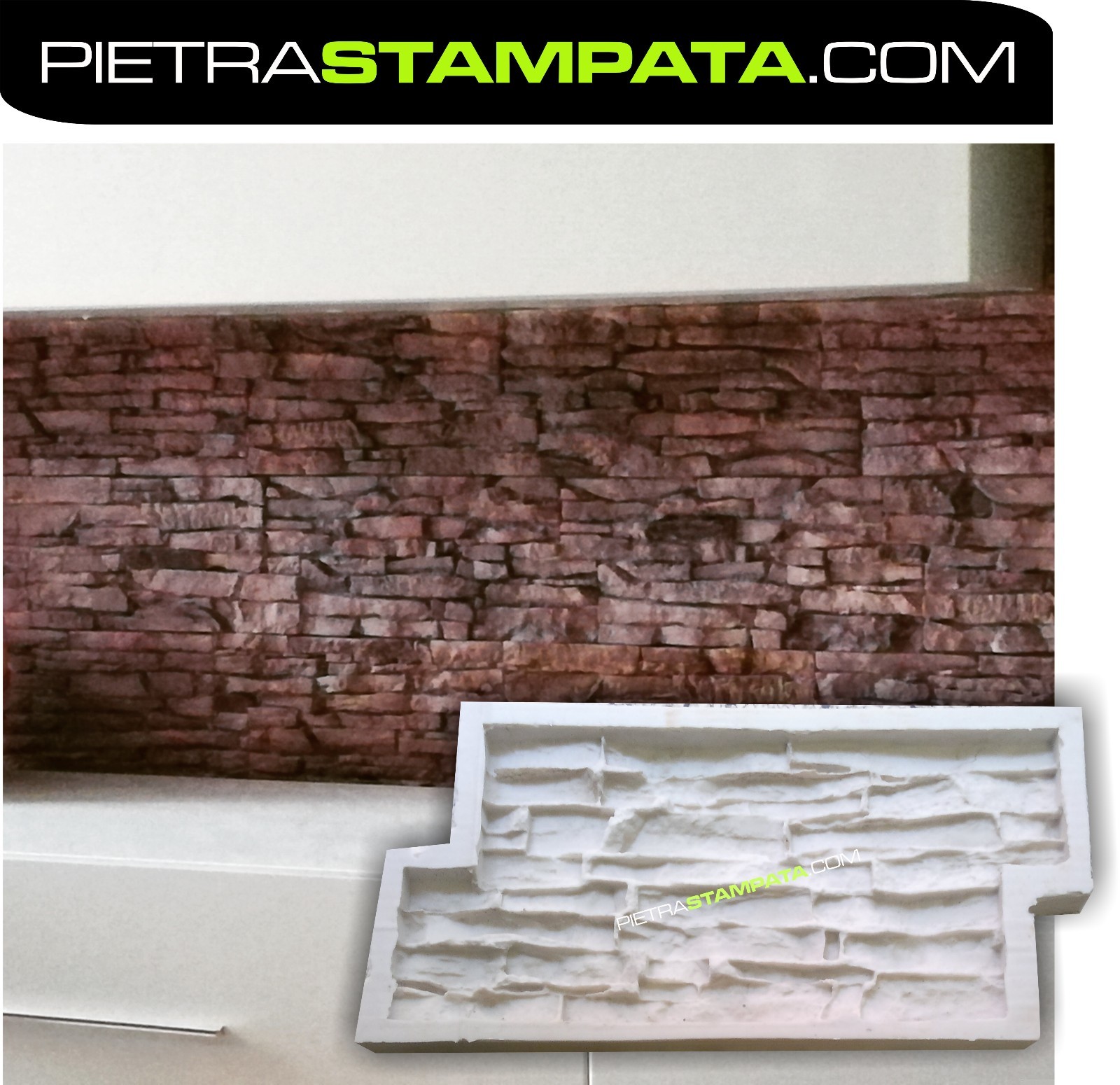VENEER STONE MOLD CASTING MOLD CONCRETE MOLD Polyurethane rubber mold