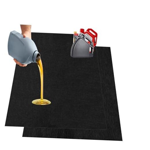 Oil Spill Mat, 36 * 60in Garage Floor Mat for Under Car, Absorbent Oil Pad,