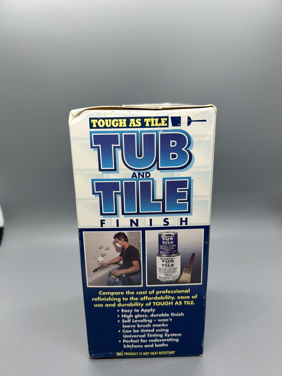 Tough As Tile Tub & Tile Finish 760 Gleaming White New in Box USA