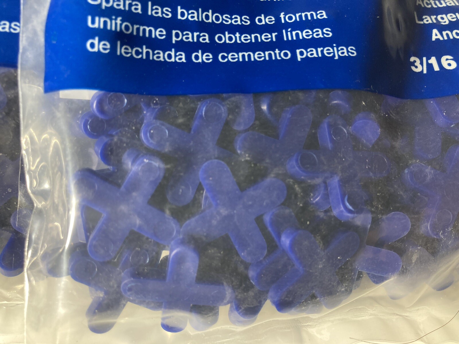 100 each TAVY Basix TILE SPACERS 3/16-in / 5 mm and 1/4 in / 6 mm Plastic Cross