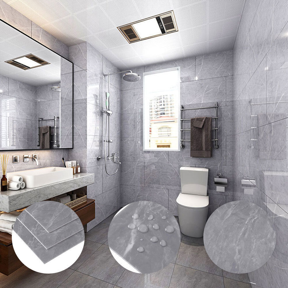 20/40pcs Peel and Stick Marble Floor WallPanels 23.6″x11.8″ PVC Tiles Sticker
