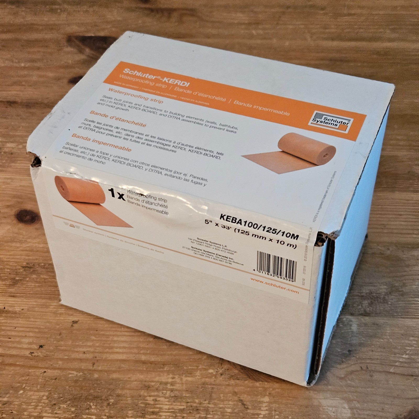 Schluter Kerdi-Band 5 in x 32 ft. 10 in x 4 mil Underlayment Waterproofing Strip