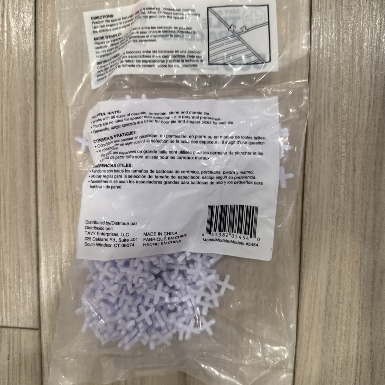 TAVY Basix 1/8-in (3mm) X-Shaped Tile Spacers 500-Pack