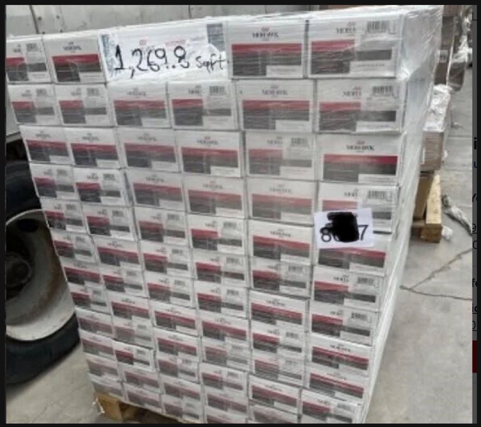 70 cs pallet Landfall Scraped Oak Mohawk Laminate Flooring, 18.14 Sf cs