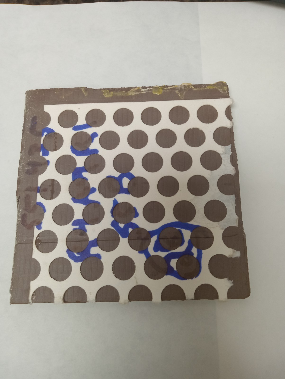 4×4 Tile Glossy Sage Square Wall Remodel Ceramic C#551-435 Sample