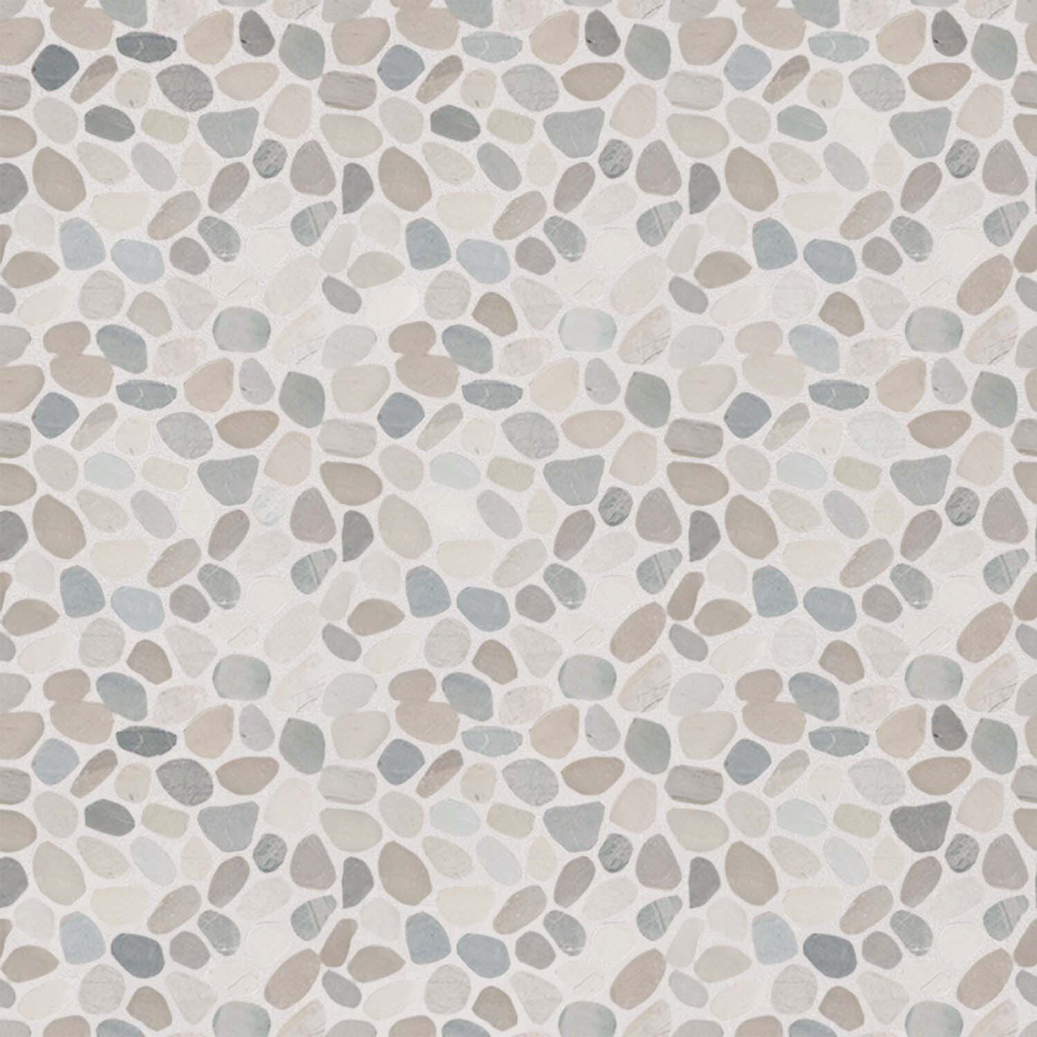 Mix Blend Sliced Pebble Mosaic Wall & Floor Tile ($10.16/SqFt)