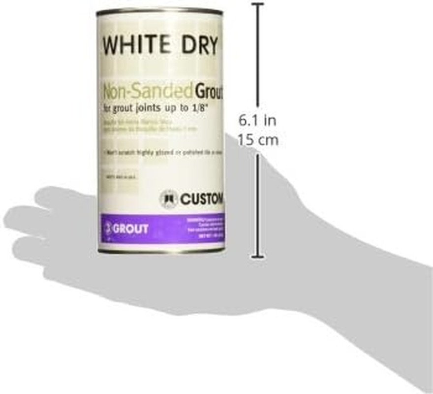 Building Product WDG1 1lb White Non-Sanded Tile Grout
