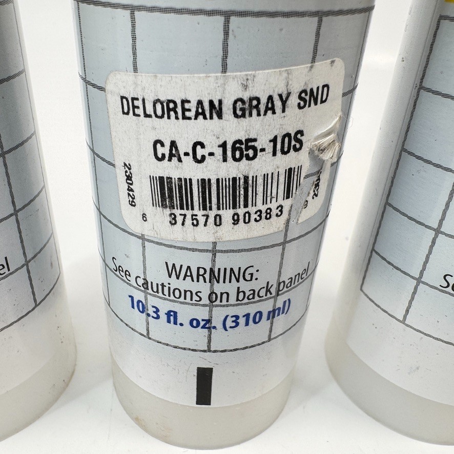 3-Pack – ColorFast Tile and Grout Delorean Gray Paintable Latex Caulk Acrylic