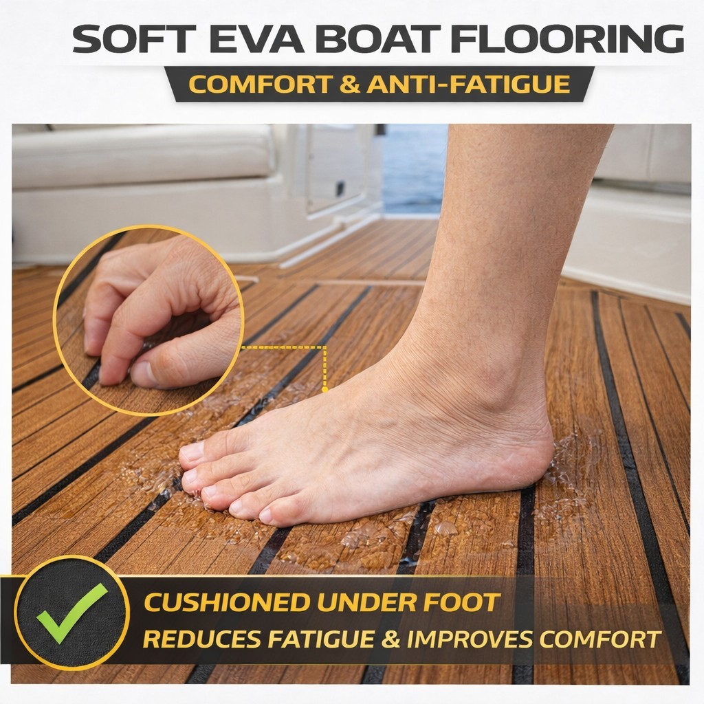 2019-2023 Bayliner VR6 EVA Boat Flooring Swim Platform Custom Fit Non-Slip