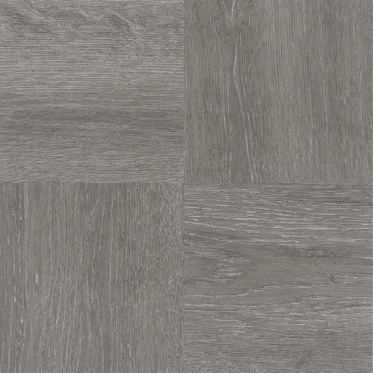Easy Install Nexus Vinyl Floor Tiles in Charcoal Wood Look, 12×12