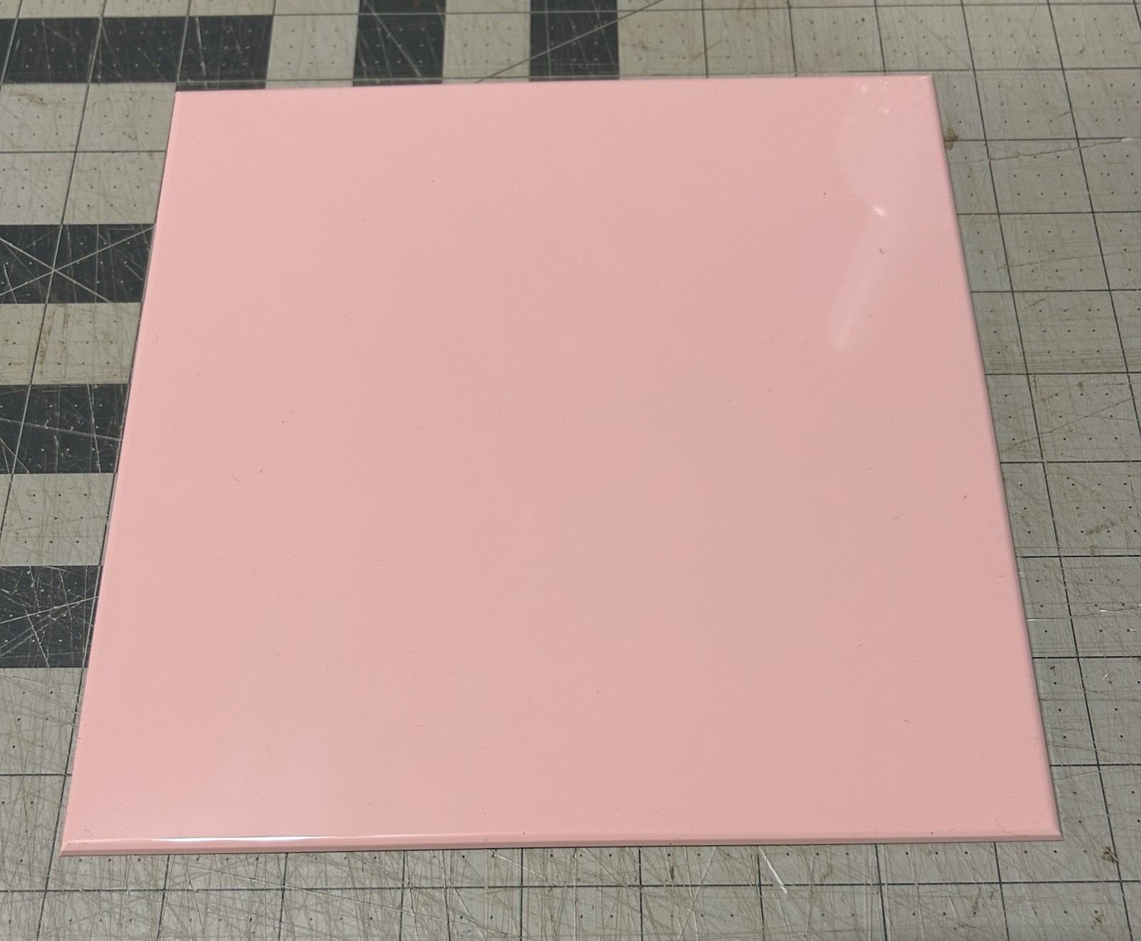 6 PC. Vintage TILECREST 8 1/2 inch square plastic tiles. NOS 60’s MCM Fantasy