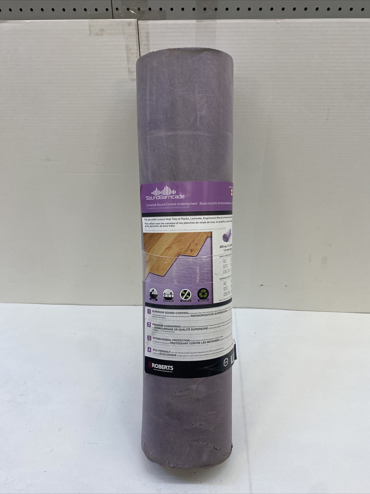 SoundBarricade 200 sq. ft. 36 in. x 66 ft. x 1.5 mm Sound Control Underlayment