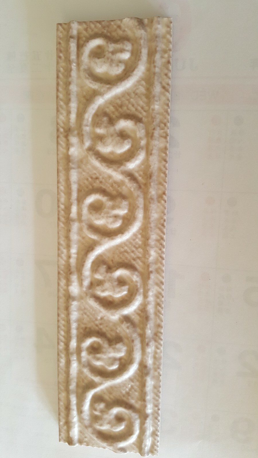 Two New Accent Trim Tile Border Tiles ~2″ x 8″
