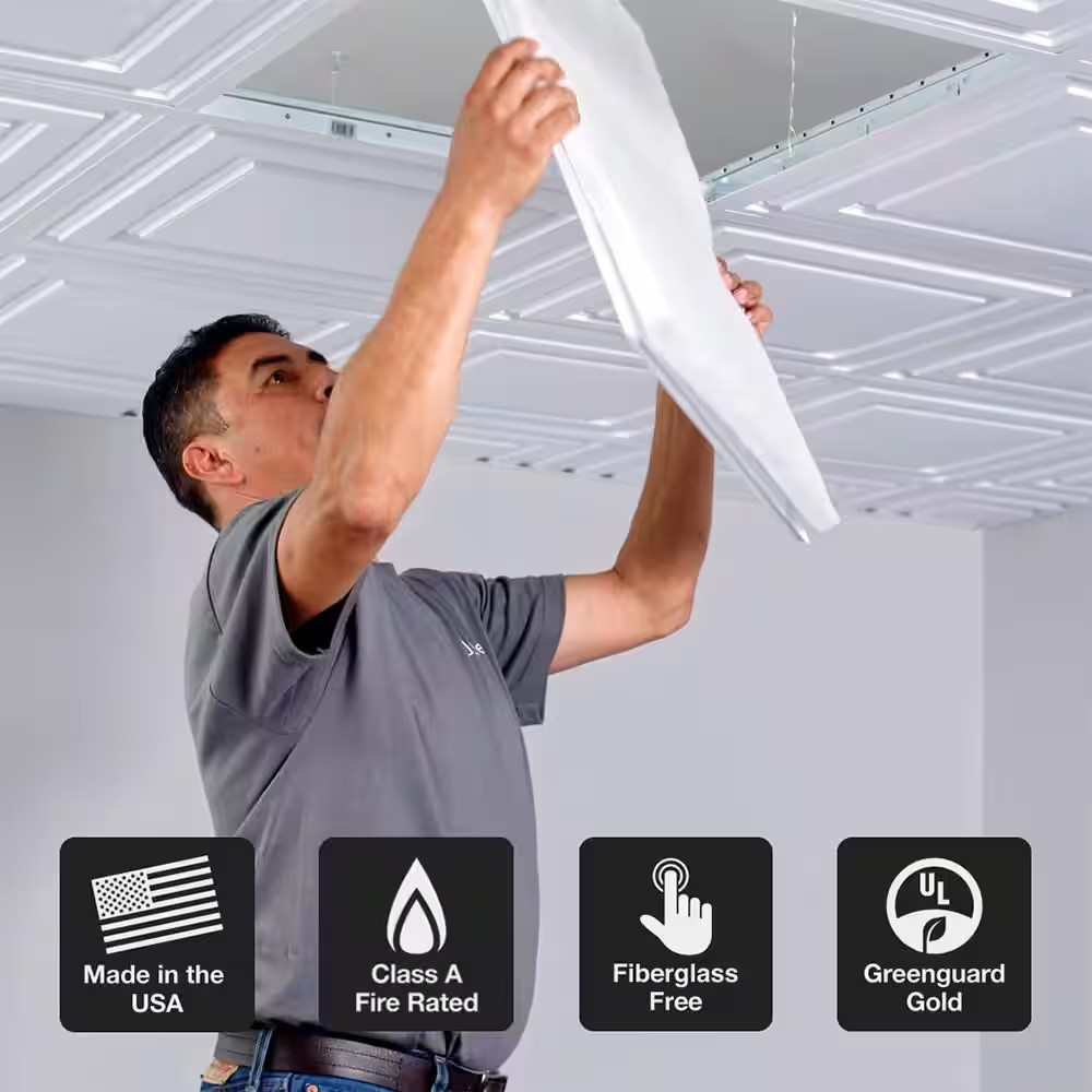 Soniguard 24 In. X 24 In. Drop Ceiling Acoustic/Thermal Insulation (Case of 24)