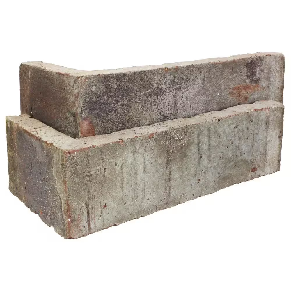 7.625 In. X 3.625 In. X 2.25 In. X 0.5 In. Vintage Oak Thin Brick Corners (Box o