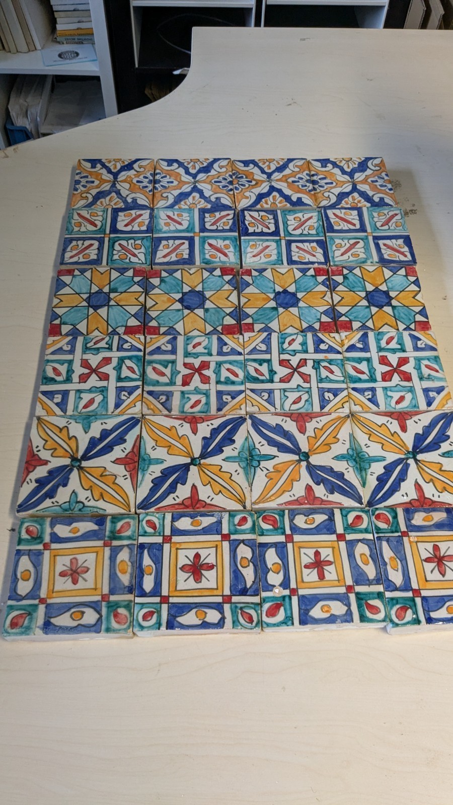 25x Moroccan Zellige Mosaic Tiles Rrp225 40x60cm2 End of Line