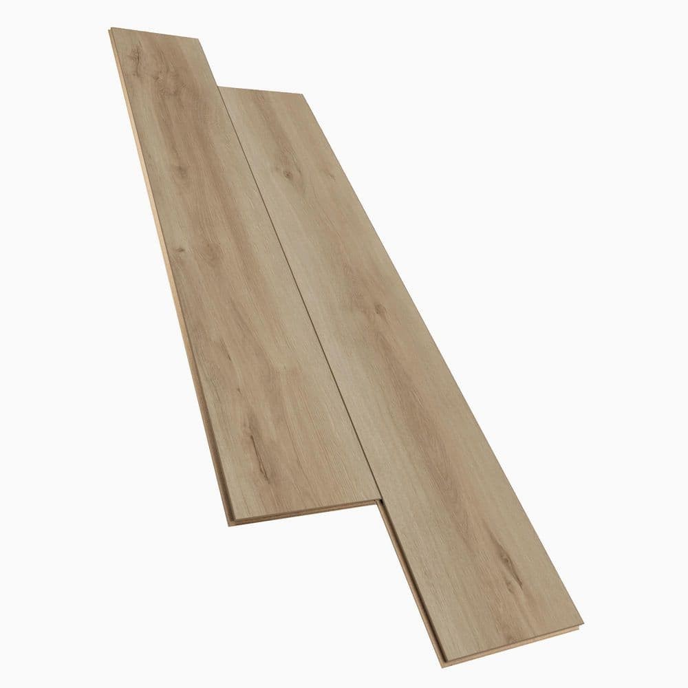Bakewell Oak 14 mm x 8 in. W Waterproof Laminate Wood Flooring(13.28 sq. ft. /ca