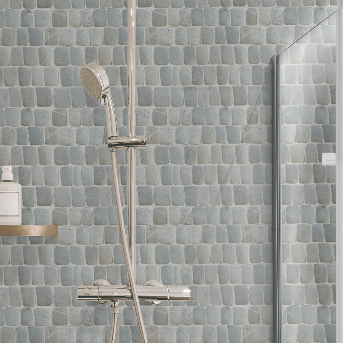 Canine Grey Natural Stone Mosaic Wall & Floor Tile ($16.8/SqFt)
