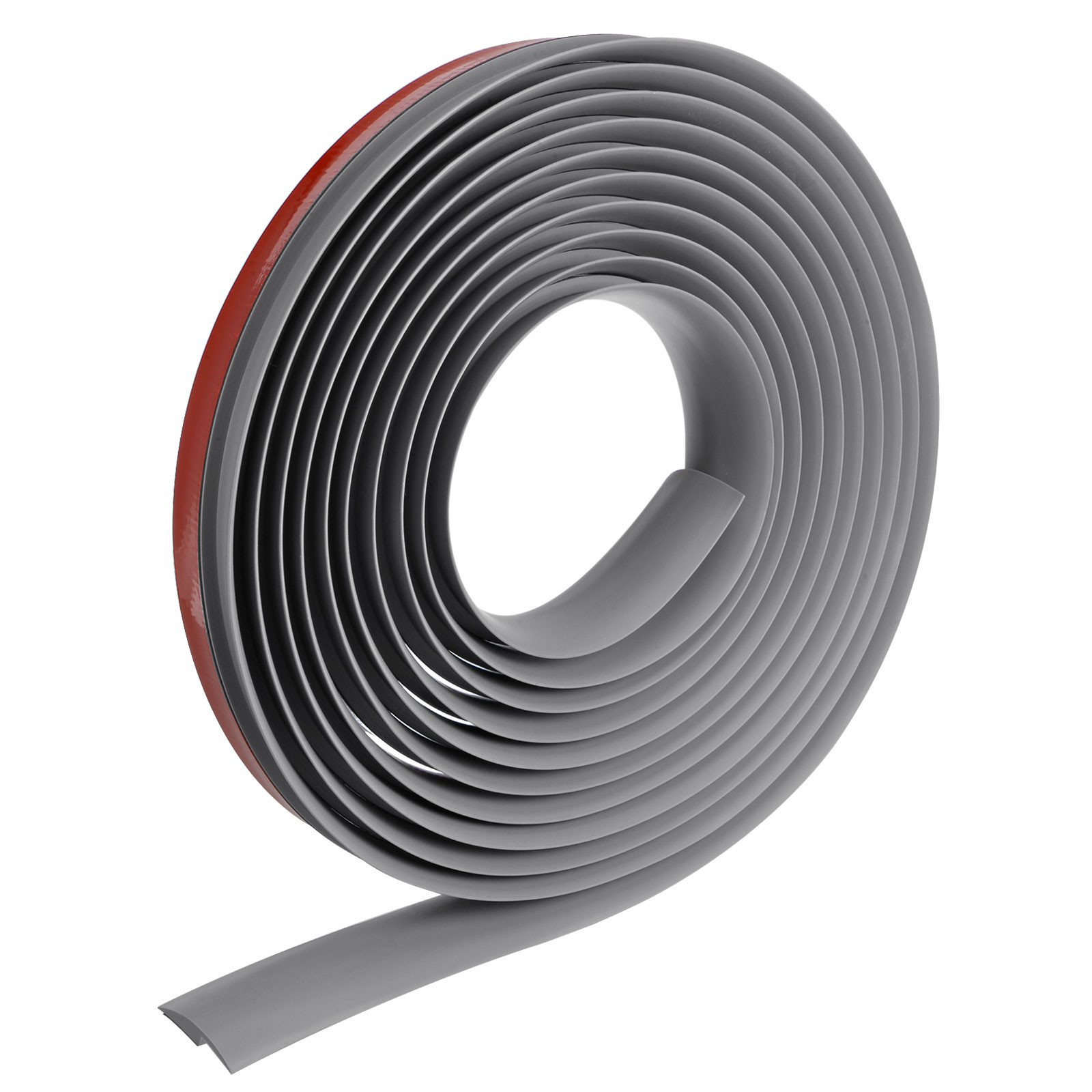 19.67ft PVC Floor Transition Strip Carpet to Tile Strip Gray