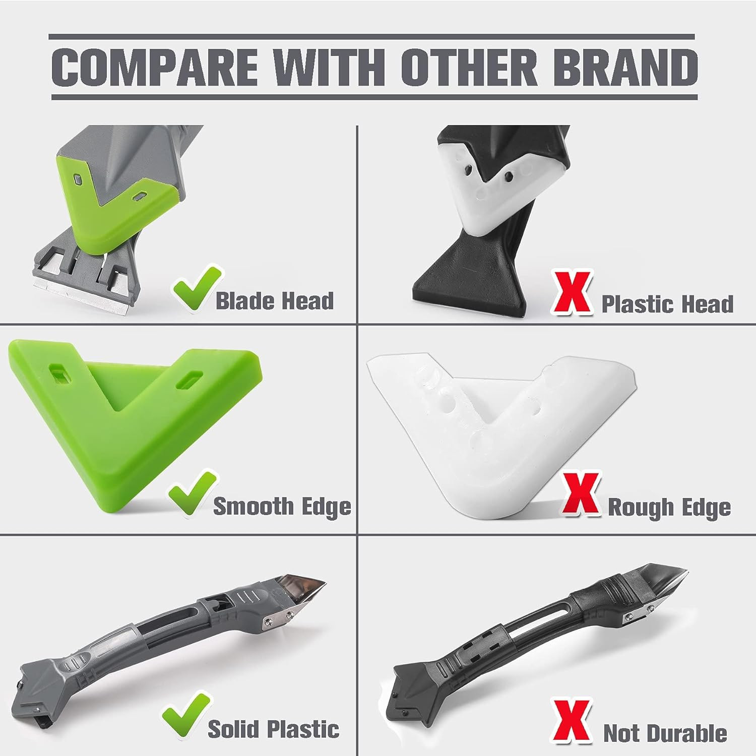 9 in 1Caulk Smoothingand Grouting Tool, Silicone Remover，Sealant Trimming and Re