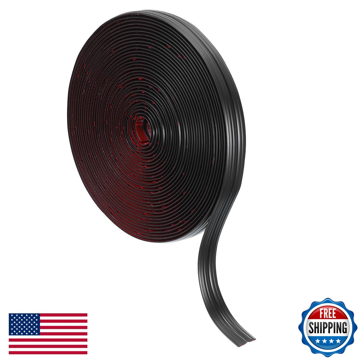PATIKIL Wall Corner Protector 0.8 in x 33 Ft Self Adhesive Black for Ceiling