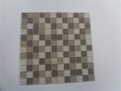MATT EARTH GLASS TILE 11 5/8″ X 11 5/8″ LOT OF ( 12 )