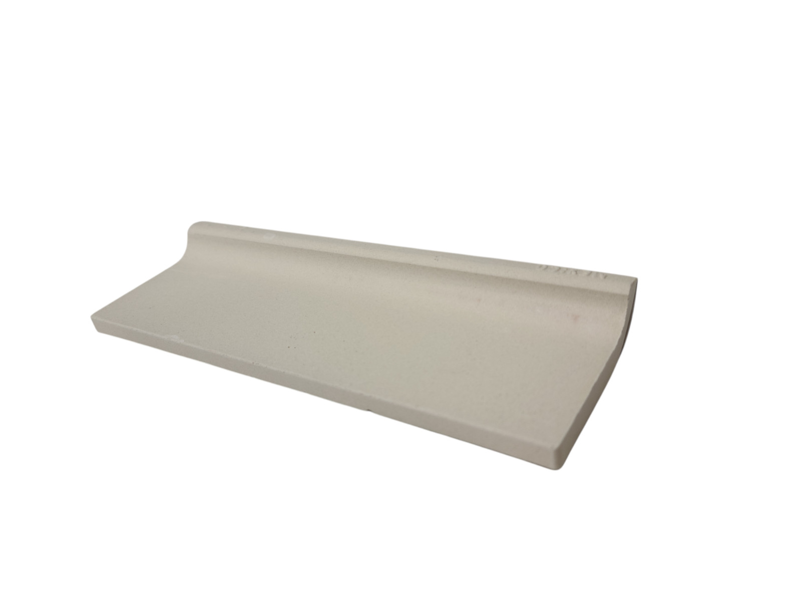 Brown Ceramic Tile Bullnose Mudcap Subway Edge Trim Vintage Mud Cap Curved Edge