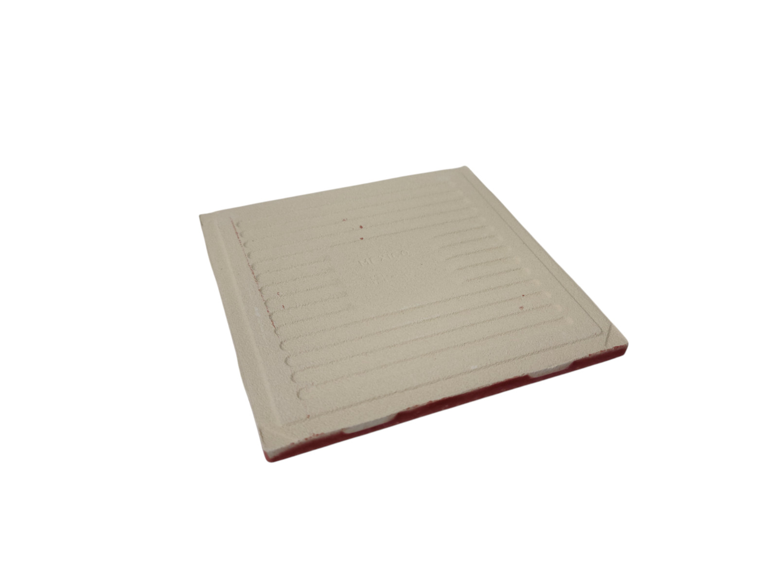 Candy Apple Red Ceramic Tile 4.25 in Subway Subway Square Mid Century Modern