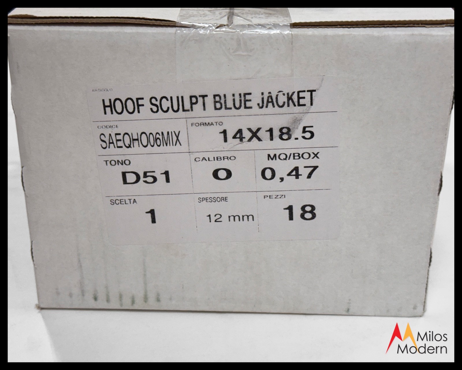 Sartoria Tile Equus 5×7 Made in Italy Blue Jacket 18 Per Box 38 Boxes Available