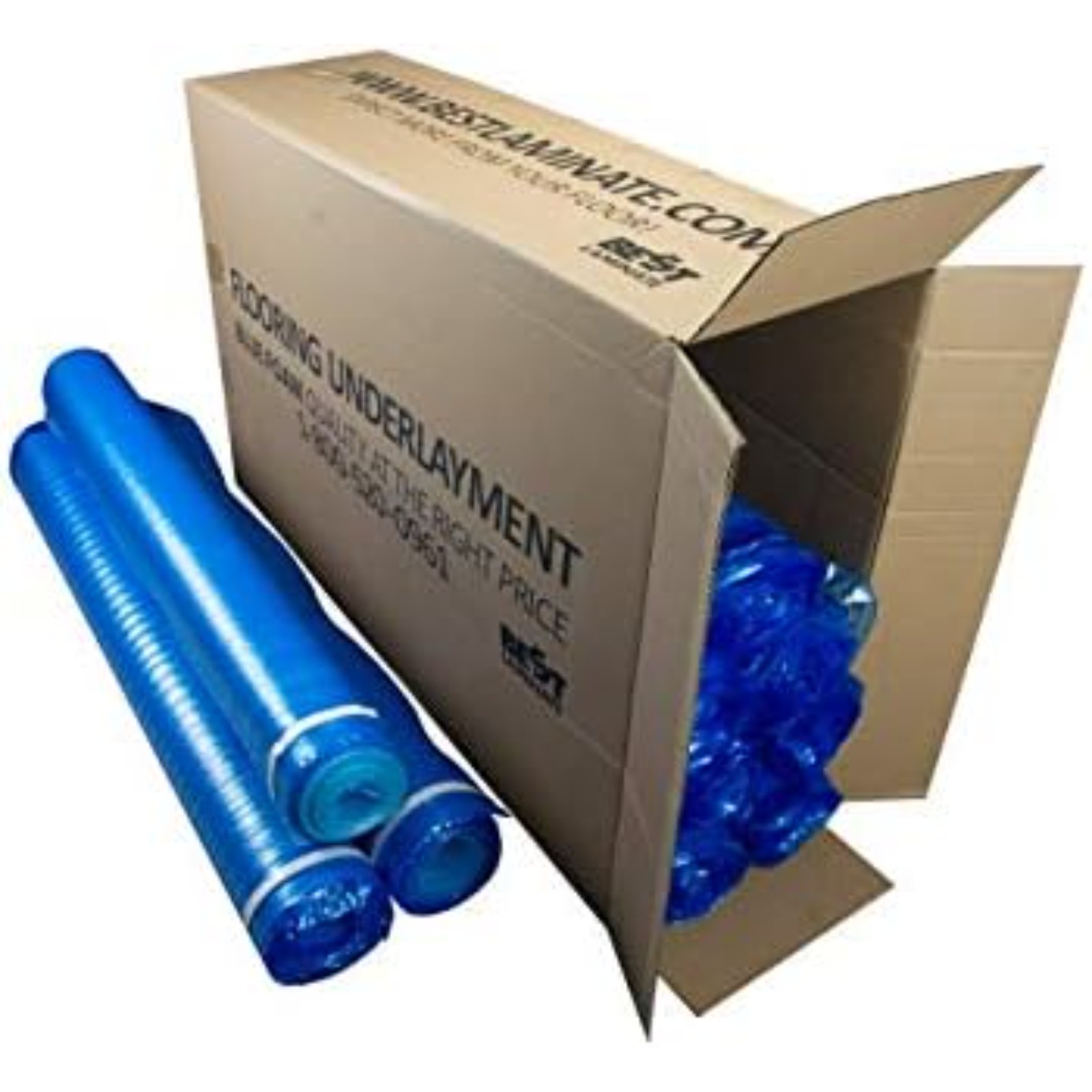 Thick Flooring Underlay with Adhesive Tape, Moisture Block for All Floor Laying
