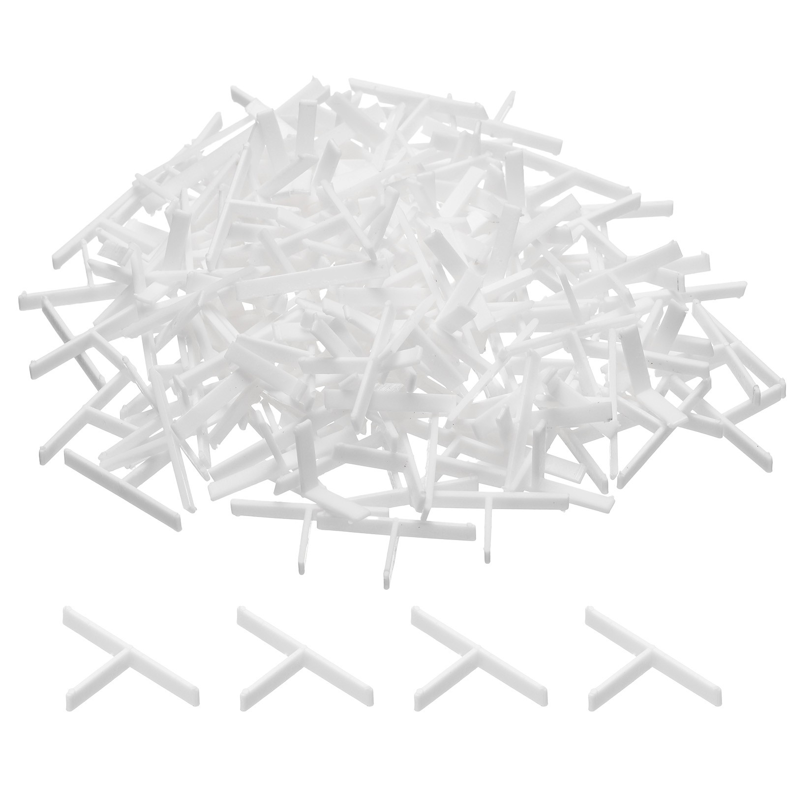 200pcs Tile Spacers 1mm Hard Plastic T Type Tiles Leveler Spacer for Ceramic