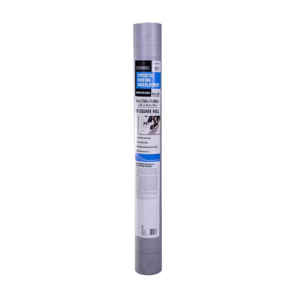Synthetic Roofing Underlayment – Contractor Grade 400 Sq. Ft. (4 Ft. X 100 Ft.)