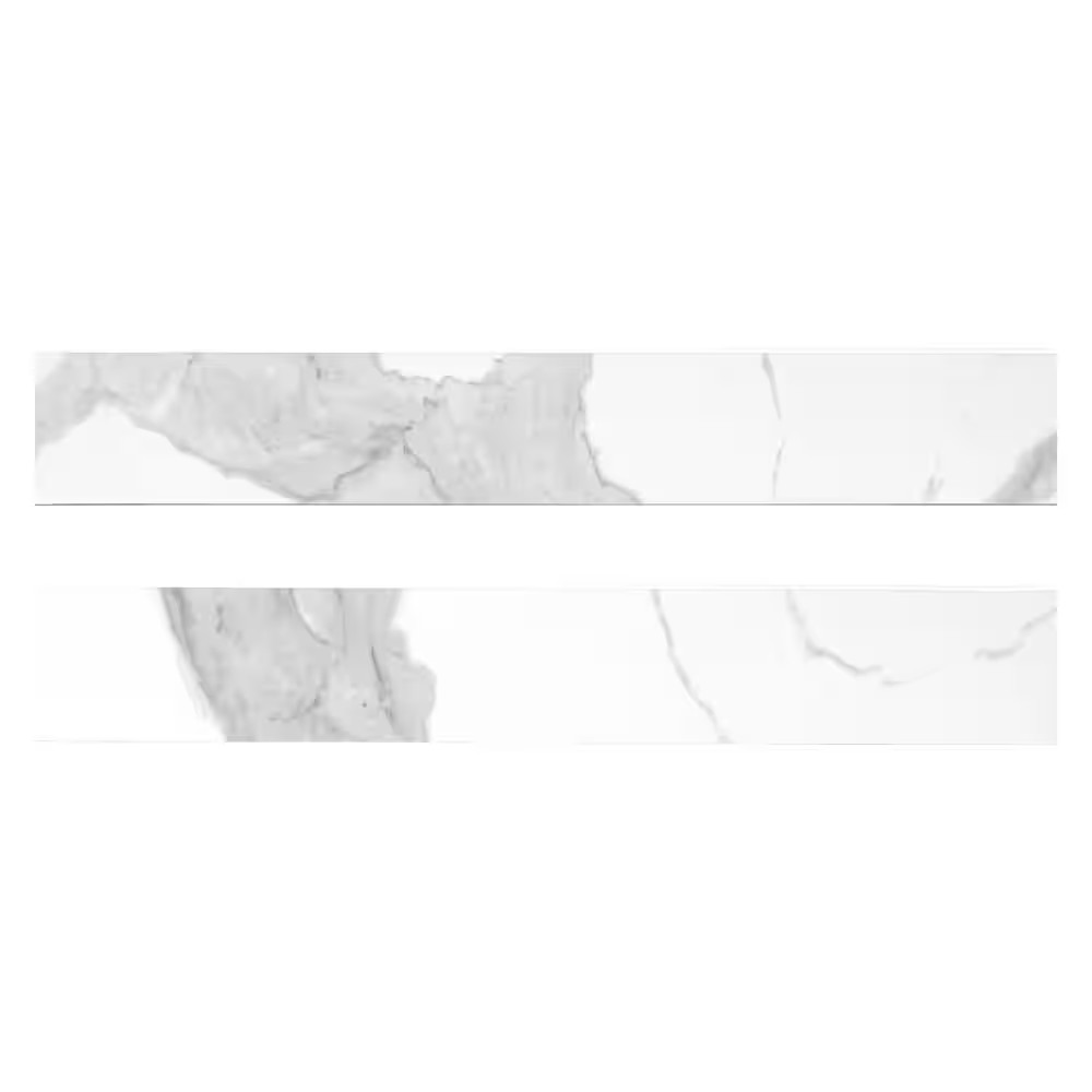 Ader Tegal Bullnose 4 In. X 24 In. Polished Porcelain Floor and Wall Tile (20 Li