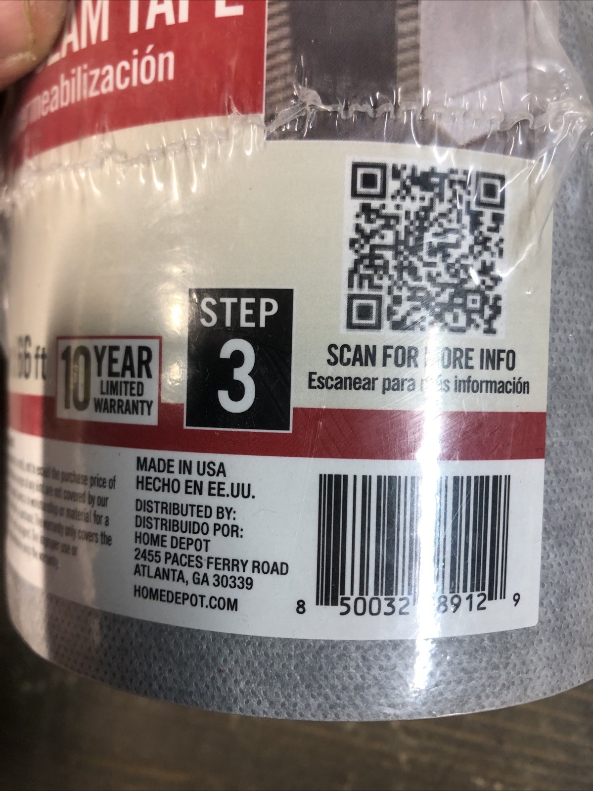 LOT OF 2 – Everbilt Watershield Shower System 66 ft. x 4-3/4 in.