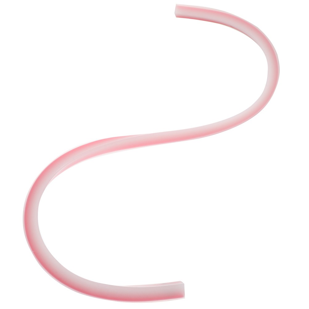 Red Shower Threshold Ramp and Water Stopper Strip for Bathroom Floor Seal