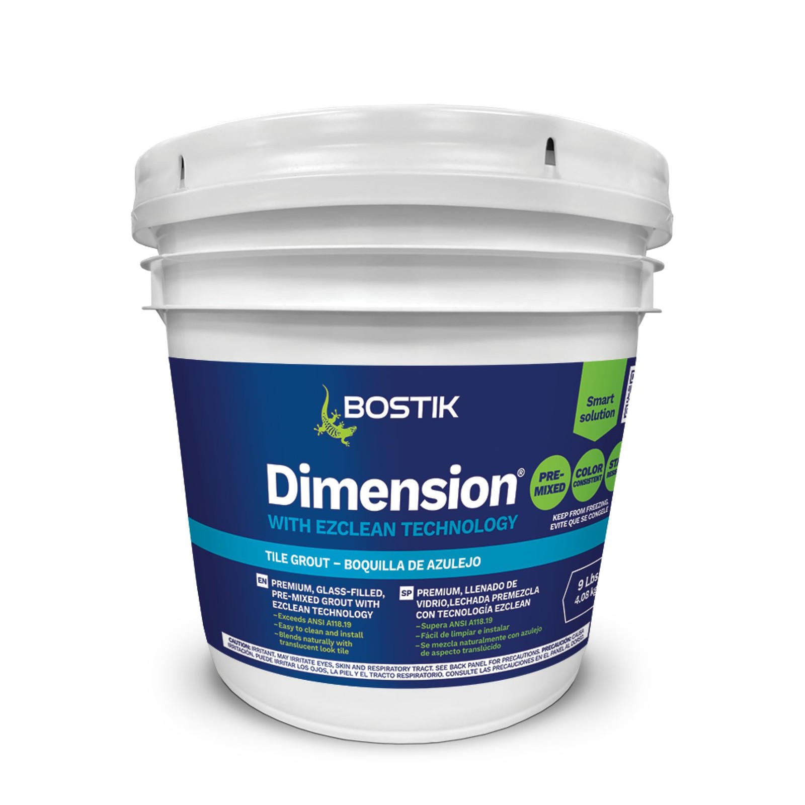 EZ Clean Dimension 9lb Premixed Tile Grout – Onyx H680 | Professional Grade |…