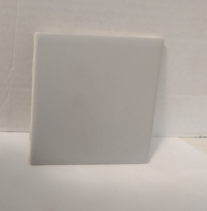 1 Wall Tile AO American Olean USA 4-1/4″ Ceramic Satin Mid Gray, Silver BEBEBE