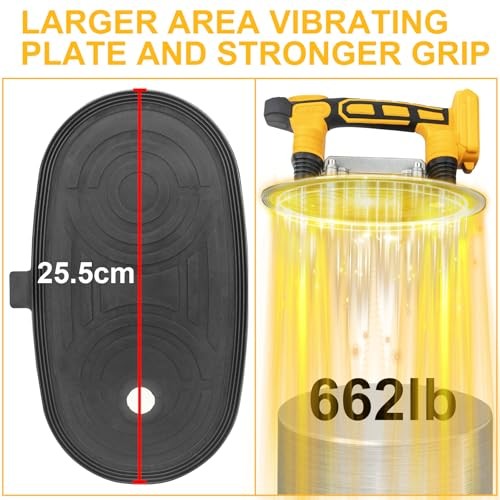 Tile Vibration Leveling Machine for Dewalt 20V Battery, Tile Vibration Tool