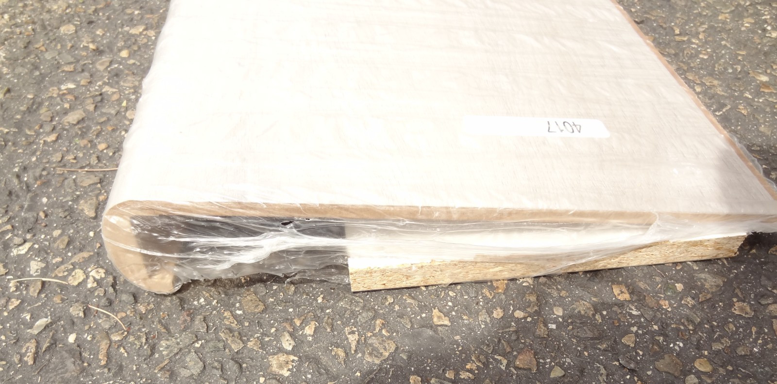 Cap A Tread 2 Pk Champagne Beach Wood 47″ Vinyl Overlay Stair Tread & Riser Kit