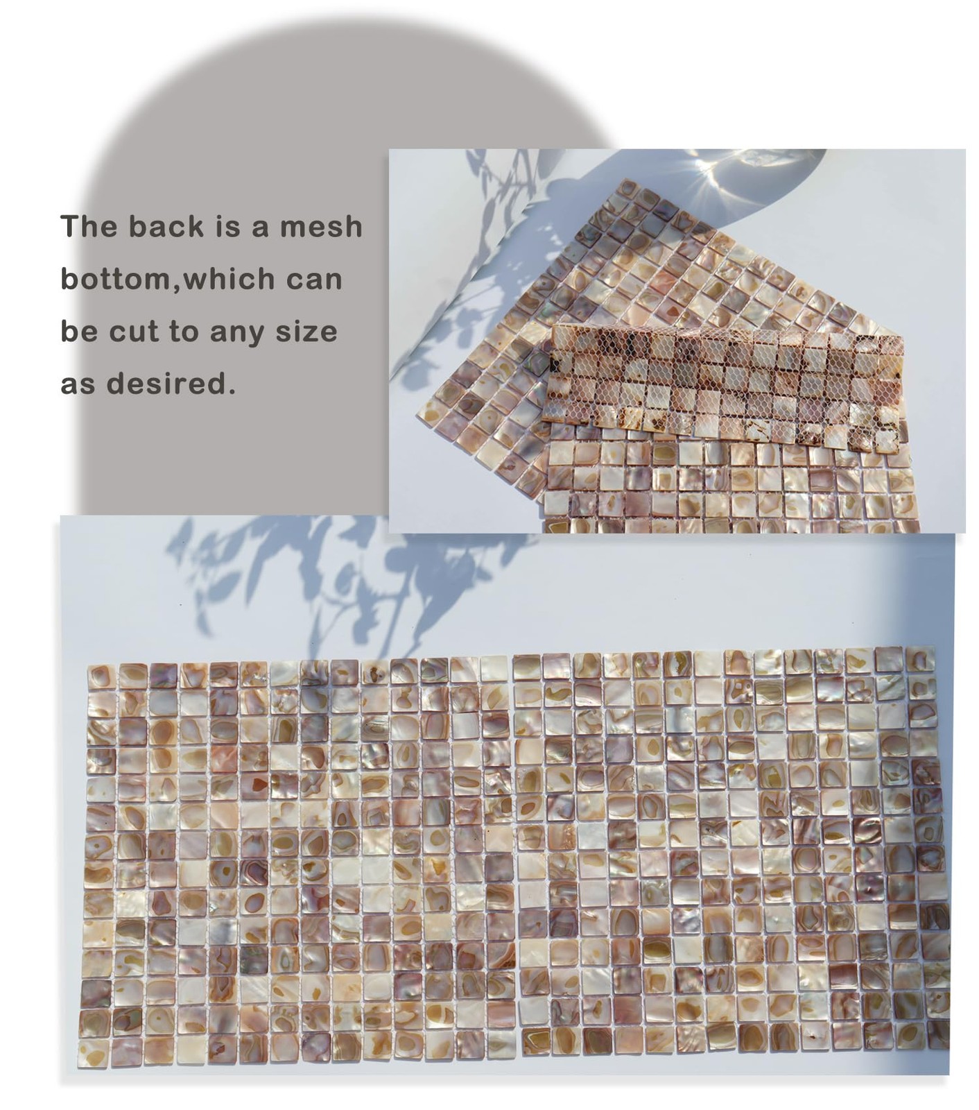 Mother of Pearl Mosaic Tile for Kitchen Backsplash Bathroom Wall Pool Tile Se…