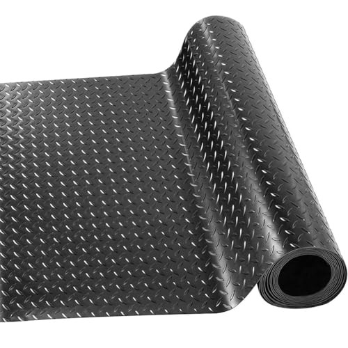 Garage Floor Mat, PVC Flooring Roll Thickened Garage Mats, Heavy Duty 2FTx4FT