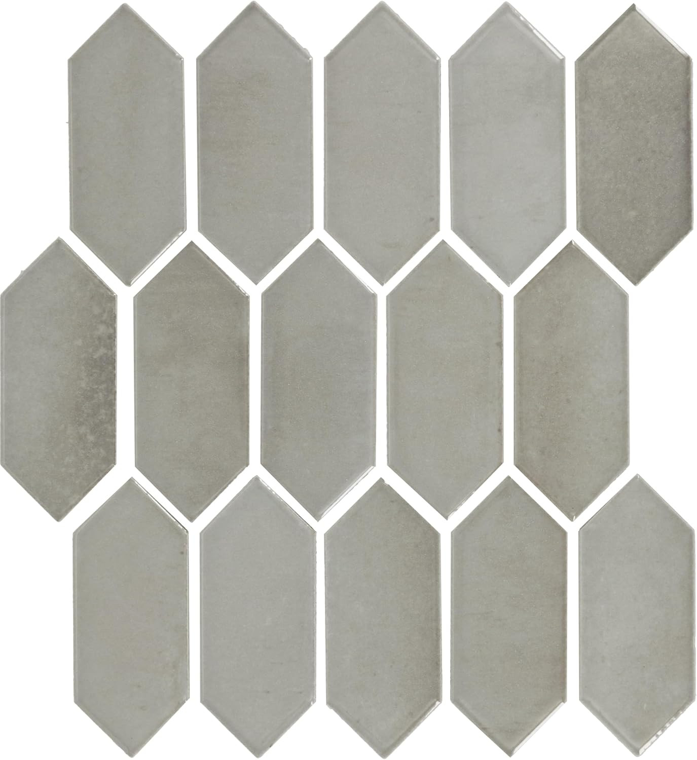 Miramo 2″x5″ Ceramic Picket Wall Mosaic – 12 PC, 8.76 SQFT per Carton